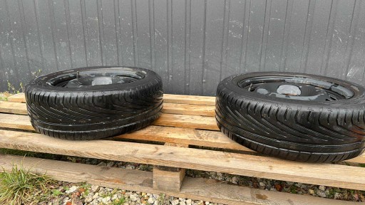 2x Jante stalowa stalowki Saab 9-3 93 Et37 6,5j 16 gm 205/55/16 Pneumatiques, pneus