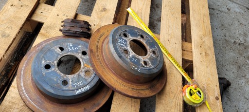 JEEP WRANGLER JK disc discs brake rear part rear. 2X 316MM