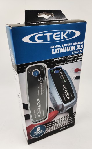 Inteligentná nabíjačka CTEK Lithium XS 12V 5A LiFePO4 pre lítium-ión