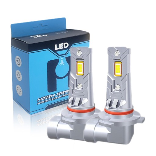 2x 9005 Żarówki Samochodowe, Led Żarówka, Białe Światło 6000k, Łatwy Montaż