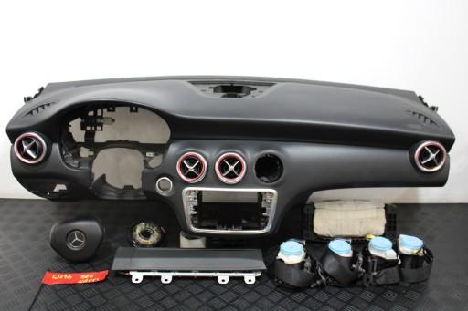 dashboard console airbag airbags without NAVI MERCEDES A-KLASA W176
