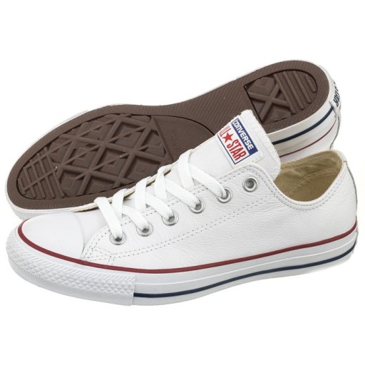 Kožené topánky Dámske tenisky Converse CT All Star OX Biele