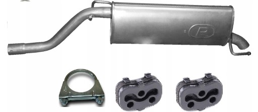 07.435 - Задний глушитель Opel Corsa D а.1,2 + вешалки