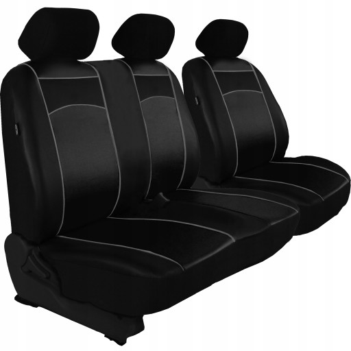 МЕРНЫЕ КОЖАНЫЕ ЧЕХОЛЫ для PEUGEOT EXPERT 3 2+1