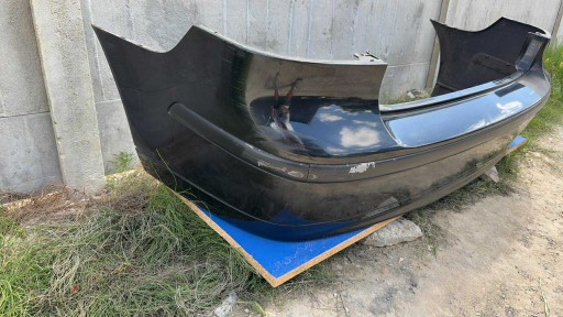 Stoßstange heck SAAB 9-3 II 93 oe Sedan Farbe 170 hinten schwarzer + Heckspoiler