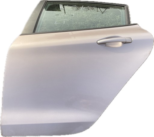 Двері peugeot 208 2012- ліва задня срібляста kck