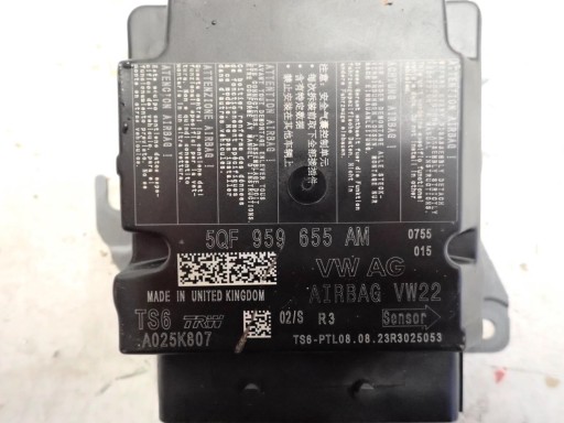 Sensor airbag VW GOLF VII FABIA IV 5QF959655AM