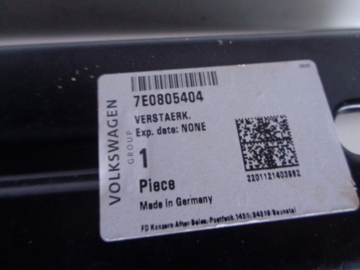 pillar right front threshold VW T6 7E 7E0 15