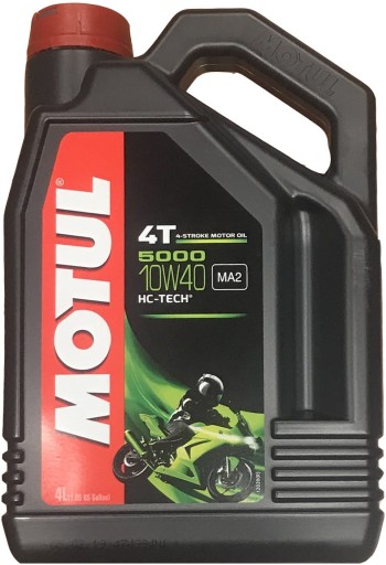 МАСЛО МОТОРНОЕ MOTUL 5000 10W-40 4T 4L MOT-104056