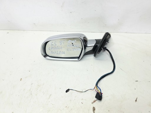 mirror exterior left AUDI A5 S5 8F CABRIO aluminium 3Q7 14+2 PIN UK