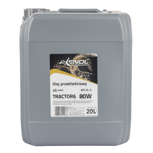 Масло трансмиссионное Трактор 6 GL-4 80W 20л Axenol