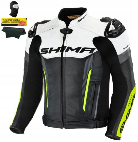 МОТОЦИКЛОВАЯ КУРТКА SHIMA BANDIT FLUO БЕСПЛАТНО размер XS