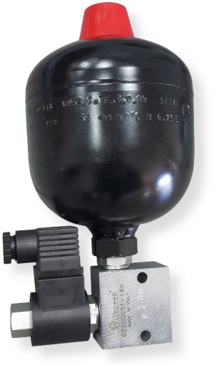 8274.ZEST21 - ГИДРОАККУМУЛЯТОР АМОРТИЗАТОР 0.5 L КЛАПАН 3/8 12V 40L