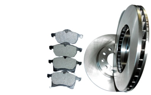 ДИСКИ + КОЛОДКИ СПЕРЕДИ ASTRA H ZAFIRA B MERIVA 5 БОЛТОВ