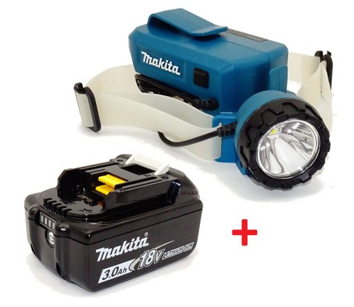 Налобный фонарь MAKITA DML800 + 3.0 Ah 14.4 V / 18V