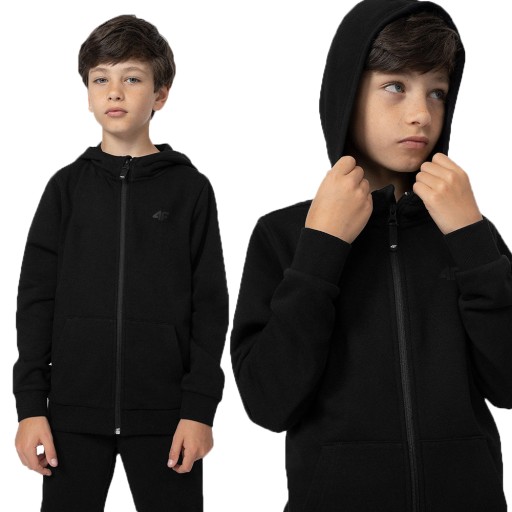 Дитячий світшот 4F 4FJSS23TSWSM219-20S розмір 134 чорний