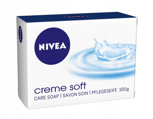NIVEA Krémové kockové mydlo Creme Soft 100 g