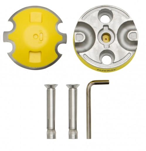 Анкер стіни підлоги Auvray + ланцюг 120cm