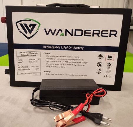 WDRV-EN12.8V/80AM - Акумулятор LiFePO4 із зарядним пристроєм 80 Ач