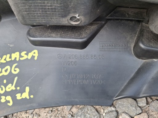 bumper bracket of the front console MERCEDES C-KLASA W206 2021R->