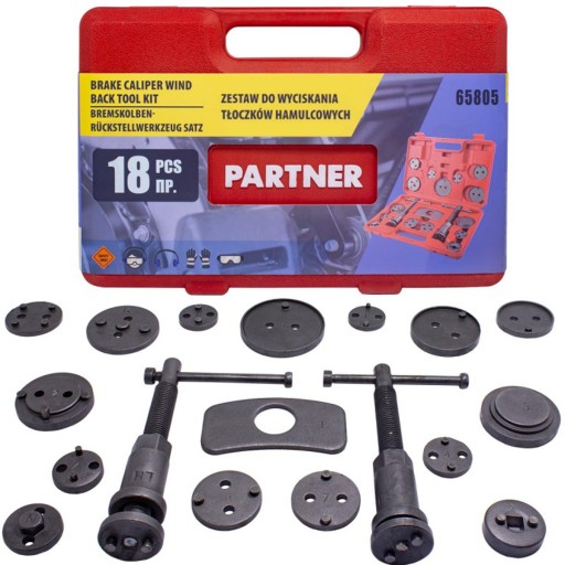 КОМПЛЕКТ ДЛЯ ВЫДАВЛИВАНИЯ ТОРМОЗНЫХ ПОРШНЕЙ 18 EL