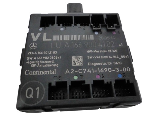 A1669004102 - MERCEDES GLA X156 156 модуль в передней левой двери