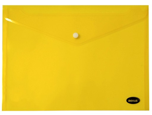 Жовта папка-конверт із застібкою