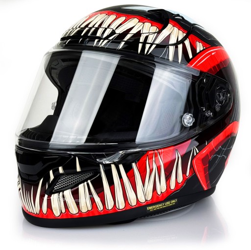 HJC RPHA12 Venom3 Lサイズ Kask integralny HJC RPHA 12 Venom 3 Marvel czarno-czerwony