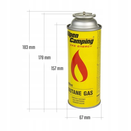 Газовый газовый картридж для плиты x28