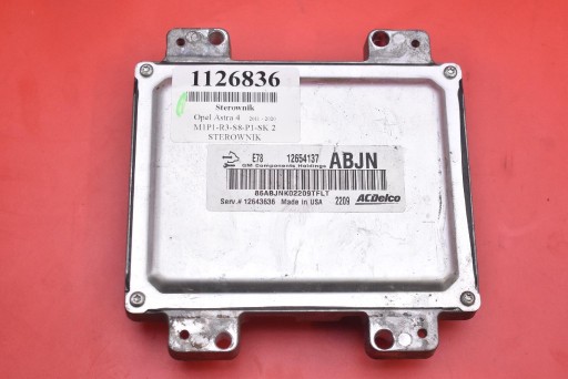 Centralina computer Motore 12654137 OPEL ASTRA IV J 1.4 T 140 KM LIFT 12-20