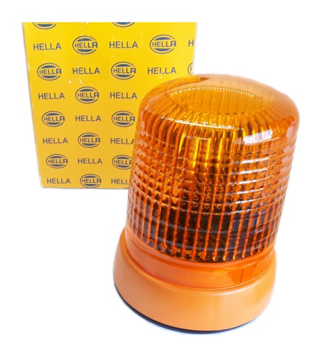 2RL 008 - ПІВЕНЬ СИГНАЛЬНА ЛАМПА ОБЕРТАЄТЬСЯ ЖОВТИЙ HELLA