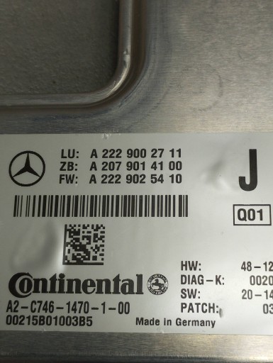 Mercedes-Benz GLC X253 KAMERA windows PRZEDNIEJ A2229002711