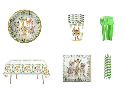 Набір для прикраси столу на день народження Safari