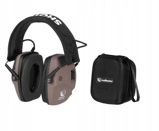 Навушники RealHunter Active ProSHOT BT, відтінки коричневого та бежевого