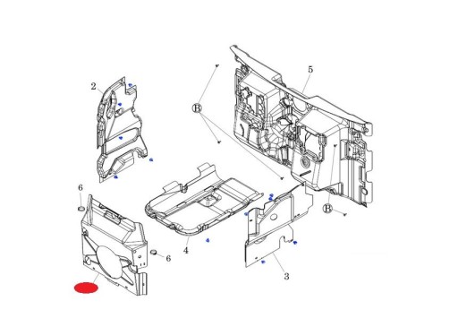 1416183 - ЗВУКОІЗОЛЯЦІЯ ПЕРЕДНІЙ БАМПЕР LIGIER JS60