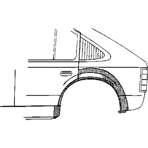 9921132 - БОКОВИНА ДЛЯ MAZDA 323 S/F 4/5 TRG. 00-03