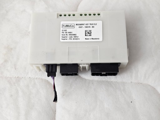 Модуль контролер фаркопа ford transit mk8 connect mk2 kv6t-19h378-bd