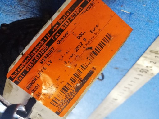 semi-axis AUDI A1 2012 R left 1.2 petrol 6R0407761K