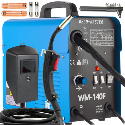 Зварювальний апарат MIGOMAT без газу MIG FLUX 140F 230V