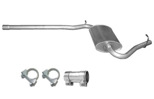 01.22 - AUDI A4 1.6 (2000-2008) средний глушитель