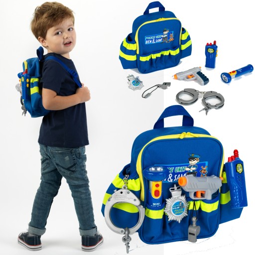 ПОЛІЦЕЙСЬКИЙ КОМПЛЕКТ KLEIN РЮКЗАК ПОЛІЦЕЙСЬКІ НАРУЧНИКИ