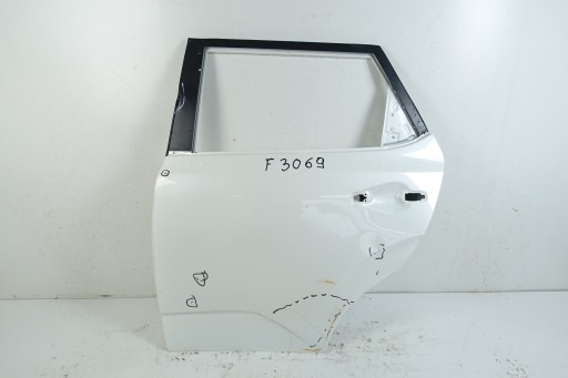 KIA SOUL III 2019- door rear. left rear part
