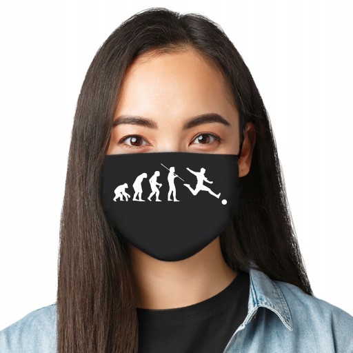 Бавовняна маска чорна 1 шт.