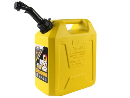КАНИСТРА 20 Л С АВТОМАТИЧЕСКОЙ ВОРОНКОЙ, ЖЕЛТЫЙ ДИЗЕЛЬ