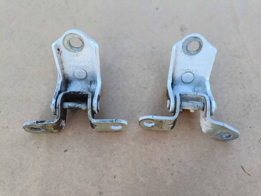 Ford Fiesta MK7 rear part side left hinges door tylnych / Komplet BIALE HC