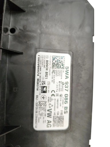 module control unit KOMFORTU SKODA OCTAVIA IV AUDI A3 8Y 5WA937086BS