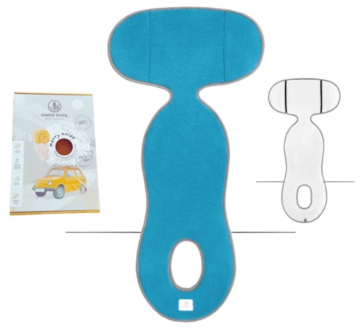 Вставка для сидіння Simple Wool 0-18 кг, бірюза
