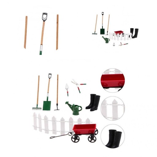 N Gardening Accessories Simulated for Decoration