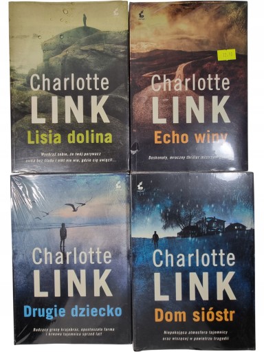 Zdjęcie egzemplarza: Charlotte Link / zestaw 4 książek / Kryminał
