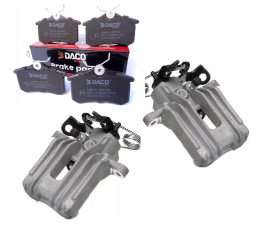 BA4208 - 2x задні гальмівні супорти колодки VW PASSAT b5 A4 A6